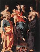 Jacopo Pontormo, Madonna and Child with St Anne and Other Saints